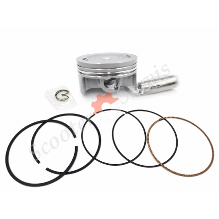 Поршень в зборі мотоцикла Yamaha YBR250, YS250 Fazer, STD 74mm, 07-15 р.в.