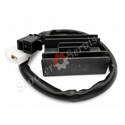 Регулятор напруги, реле зарядки Suzuki HS572A-12 2507WC, аналог SH572A-12
