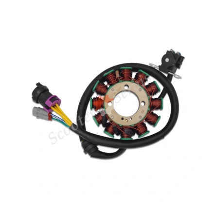 Генератор статор квадроцикл ATV Loncin LX200AU, LX200ATV-U, Bashan 200, Forte, Spark, Kayo, Huayang та ін., двигун CVT175 (161QMK 163QMK)