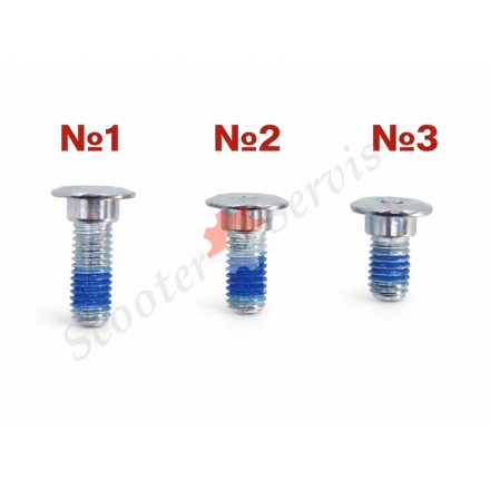 Болт крепления тормозного диска M8 L25, L20, L16, шестигранный ключ