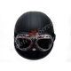 Шлем мото с очками "POLICE"