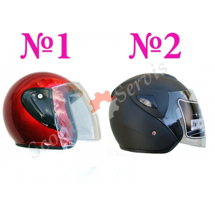 Шлем полуоткрытый, полу-лицевик, скутер, мото