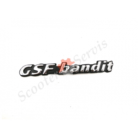 Наклейка об'ємна хром Suzuki GSF Bandit 160mm