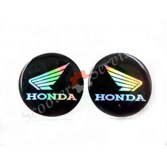 Логотип Хонда, Honda, об'ємна, силіконова, перелив перламутр