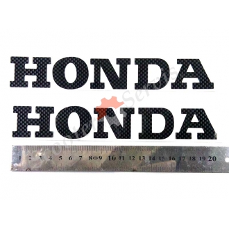Наклейка Хонда, карбон