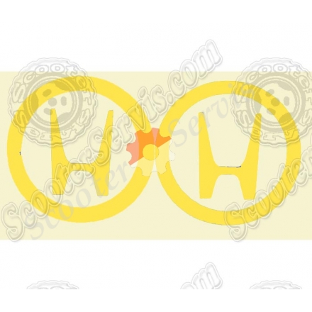 Наклейка, логотип Хонда (світловідбиваючі)