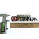 Наклейка об'ємна алюміній "Suzuki"