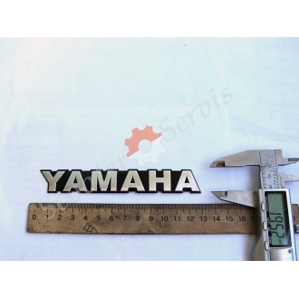 Наклейка объёмная алюминий " Yamaha"