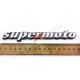 Наклейка "supermoto" об'ємна хром 16 см