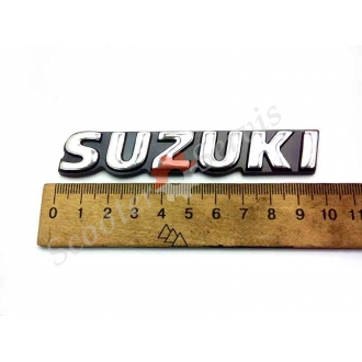 Наклейка "Suzuki" об'ємна хром 10 см