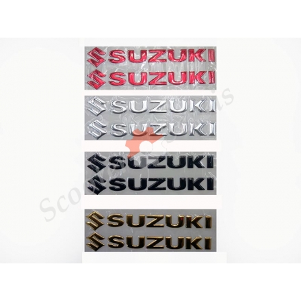 Наклейка Suzuki, об'ємна силіконова, довжина 15 см