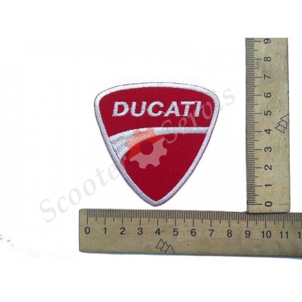 Термонаклейка "Ducati", тканинна нашивка, наклейка на тканину