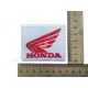 Термонаклейка "Honda" крылья, тканевая нашивка, наклейка на ткань