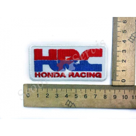 Термонаклейка "Honda Racing", тканевая нашивка, наклейка на ткань
