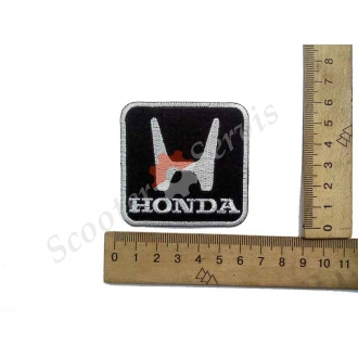Термонаклейка логотип "Honda", тканевая нашивка, наклейка на ткань