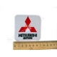 Термонаклейка "Mitsubishi", тканевая нашивка, наклейка на ткань