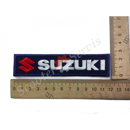 Термонаклейка "Suzuki", тканевая нашивка, наклейка на ткань
