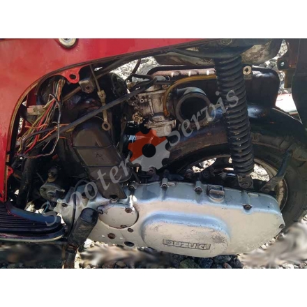 Розбирання скутера Сузукі Джемма 125 кубів, Suzuki Gemma 125 cc, запасні частини, тип двигуна F402, рама CF41A