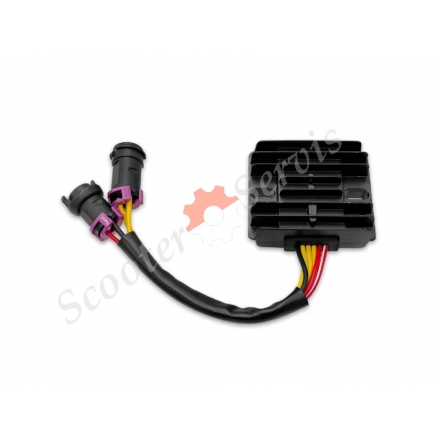 Регулятор напруги реле 6 дротів квадроцикл ATV Loncin LX200, Bashan 200, Forte, Spark, Kayo, Huayang та ін., двигун CVT175 (161QMK 163QMK)